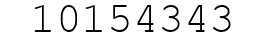 Number 10154343.