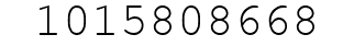 Number 1015808668.