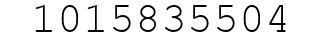 Number 1015835504.