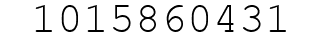 Number 1015860431.