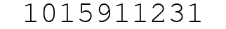 Number 1015911231.