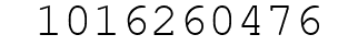 Number 1016260476.