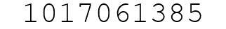 Number 1017061385.
