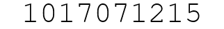 Number 1017071215.
