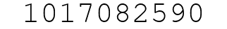 Number 1017082590.
