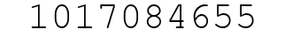 Number 1017084655.
