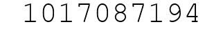 Number 1017087194.