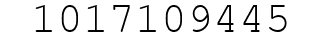 Number 1017109445.
