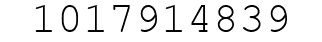 Number 1017914839.