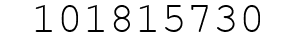 Number 101815730.