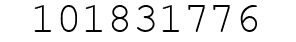 Number 101831776.