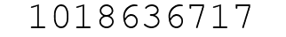 Number 1018636717.