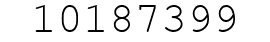 Number 10187399.