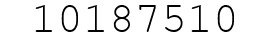 Number 10187510.