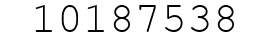 Number 10187538.
