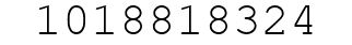 Number 1018818324.