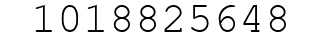 Number 1018825648.