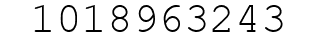 Number 1018963243.