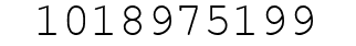 Number 1018975199.