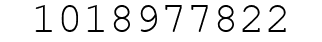Number 1018977822.
