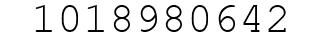 Number 1018980642.