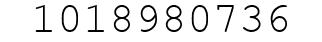 Number 1018980736.