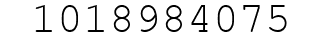 Number 1018984075.