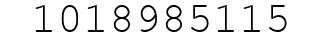 Number 1018985115.
