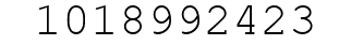 Number 1018992423.