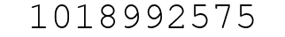 Number 1018992575.