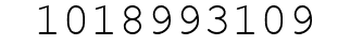 Number 1018993109.