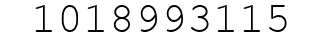 Number 1018993115.