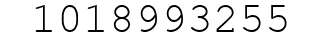 Number 1018993255.