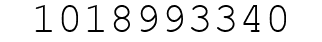 Number 1018993340.