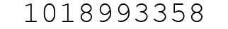 Number 1018993358.