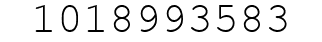 Number 1018993583.