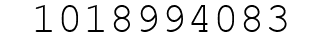 Number 1018994083.
