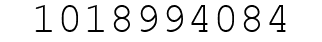 Number 1018994084.