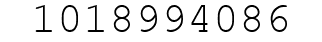 Number 1018994086.