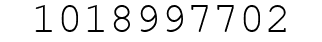 Number 1018997702.