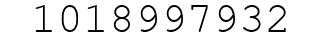 Number 1018997932.