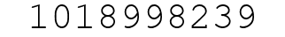 Number 1018998239.