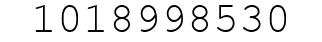 Number 1018998530.