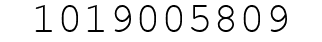 Number 1019005809.
