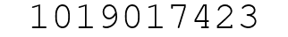 Number 1019017423.