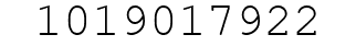 Number 1019017922.