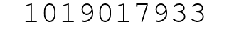 Number 1019017933.