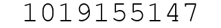 Number 1019155147.