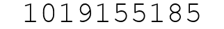 Number 1019155185.