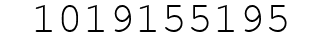 Number 1019155195.